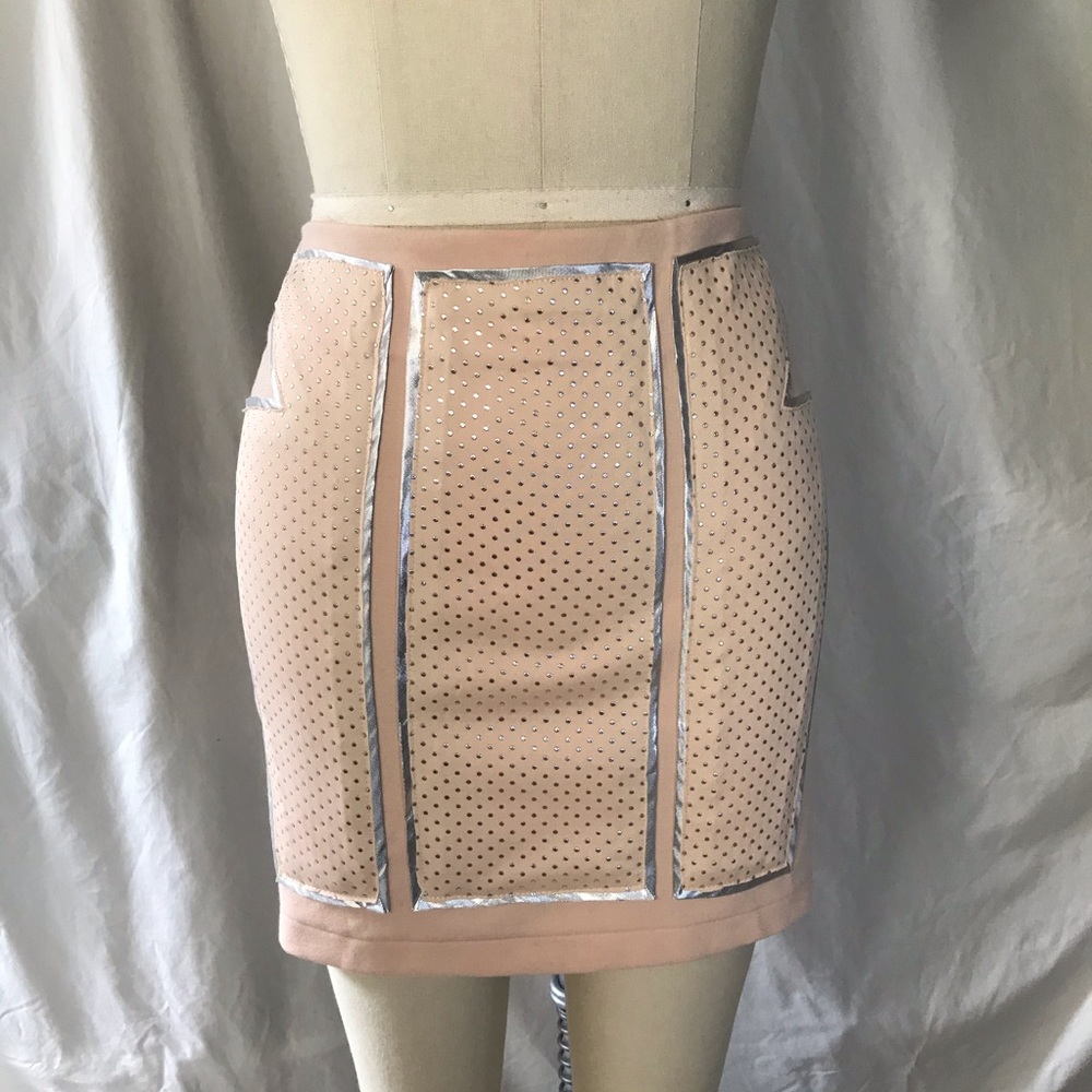 Silence & Noise stretch mini-skirt